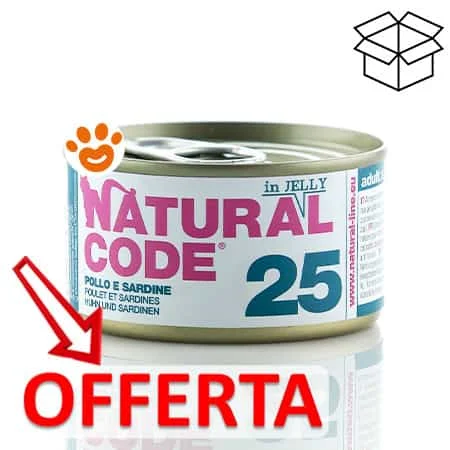 Natural Code 25 Cat Adult al Pollo e Sardine in Jelly - Image 2