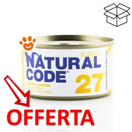 Natural Code 27 Cat Adult al Tonno e Surimi in Jelly - Image 2