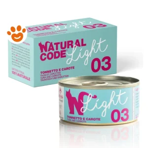 Natural Code 3 Cat Adult Light Tonnetto e Carote