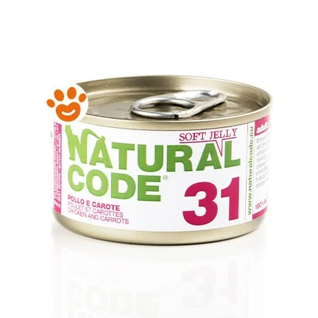 Natural Code 31 Cat Adult al Pollo e Carote in Jelly