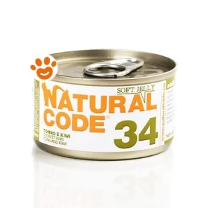 Natural Code 34 Cat Adult al Tonno e Kiwi in Jelly