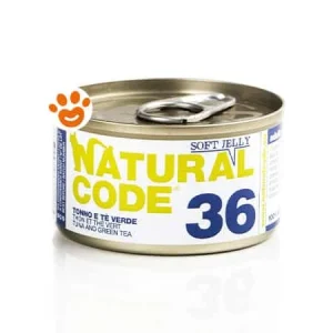 Natural Code 38 Cat Adult al Tonno e Té Verde in Jelly