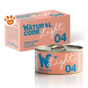 Natural Code 4 Cat Adult Light Tonno e Aloe
