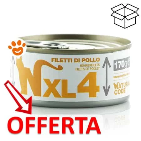 Natural Code 4 Cat Adult XL Filetti di Pollo - Image 2
