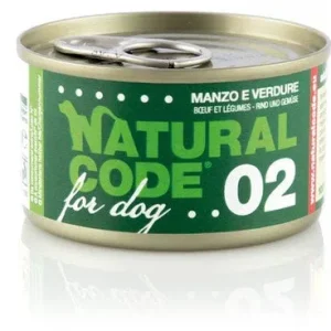 Natural Code Dog Manzo / Verdure Lattina