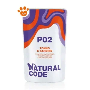 Natural Code P02 Cat Adult al Tonno e Sardine
