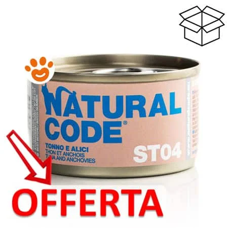 Natural Code ST04 Cat Adult Sterilizzato al Tonno e Alici - Image 2