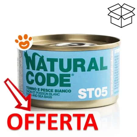 Natural Code ST05 Cat Adult Sterilizzato al Tonno e Pesce Bianco - Image 2