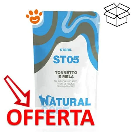 Natural Code ST05 Cat Adult Sterilizzato Tonnetto e Mela - Image 2
