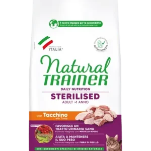 Natural Trainer-Daily 10Kg Sterilised Con Tacchino