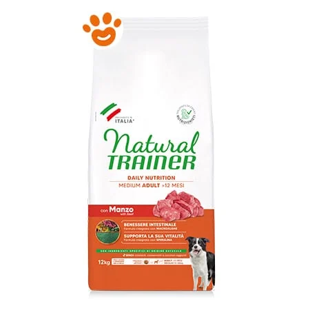 Natural Trainer Dog Adult Medium Manzo - Image 2