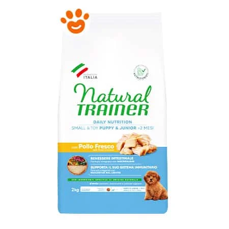 Natural Trainer Dog Puppy & Junior Small & Toy Pollo