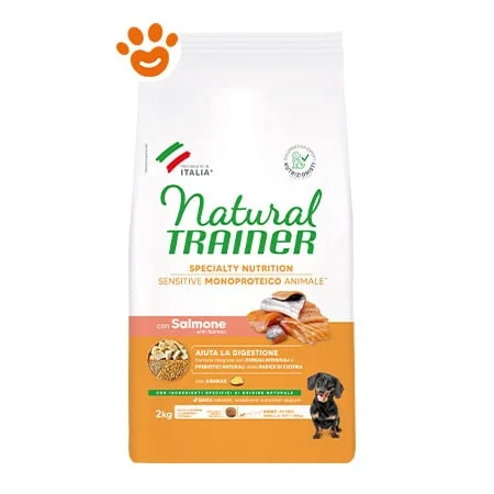 Natural Trainer Dog Sensitive No Gluten Adult Small & Toy Salmone - Image 2