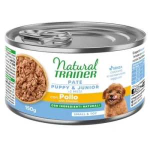 Natural Trainer Pate Small & Toy Puppy & Junior con Pollo