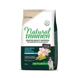 Natural Trainer Selected Quality Nutrition Adult Medium & Maxi Pesce bianco