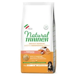 Natural Trainer Sensitive Puppy & Junior Medium & Maxi con Salmone