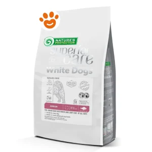 Nature’s Protection Dog Superior Care Manti Bianchi Junior All Sizes con Pesce Bianco