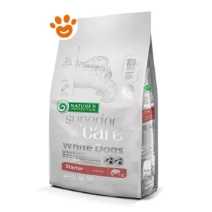 Nature’s Protection Dog Superior Care Manti Bianchi Starter All Breed al Salmone