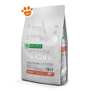 Nature’s Protection Dog Superior Care White Coat Adult Small Mini al Salmone