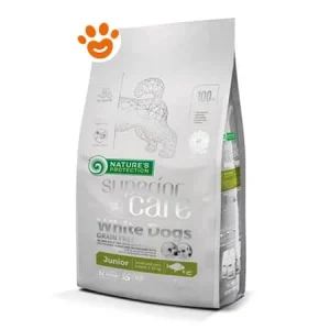 Nature’s Protection Dog Superior Care White Coat Junior Small e Mini al Pesce Bianco