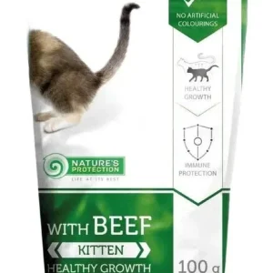 Nature'S Protection Pouch Kitten Manzo