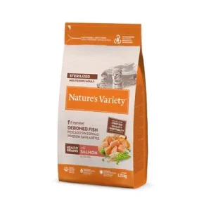 Nature's Variety Healthy Grains Sterilized Adult Salmone Crocchette gatto