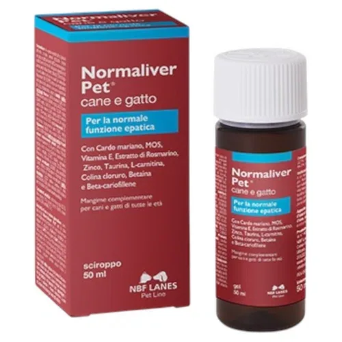 NBF LANES Normaliver Sciroppo Cane e Gatto 50ml