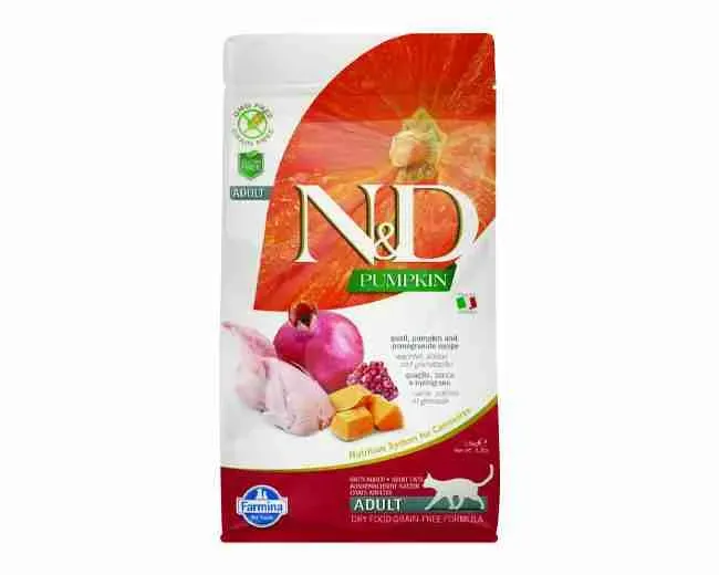 N&D FARMINA GATTO PUMPKIN ADULT KG 1,5 QUAGLIA ZUCCA E MELOGRANO
