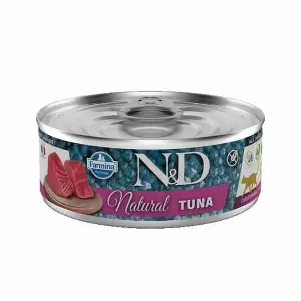 N&D FARMINA NATURAL GATTO TONNO GR 80