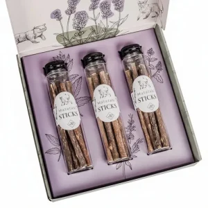 Ne&amp;No® Bastoncini Matatabi per Gatti - Set da 3 in Scatola Regalo