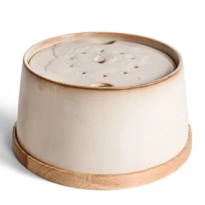 Ne&amp;No - Fontana in ceramica + Base in bambù