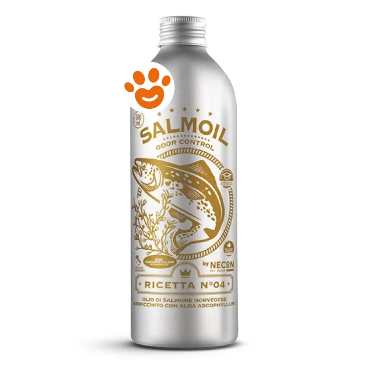 Necon Dog&Cat Salmoil Ricetta 4 per il Controllo Odore