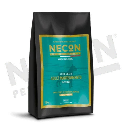 Necon Zero Grain Adult Mantenimento Tacchino, Piselli E Favetta