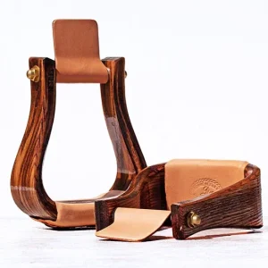 Nettles Country Rustic Wrangler Stirrup
