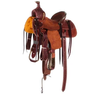 NRS 1/2 Breed Geo Stamp Kid Ranch Saddle