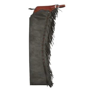 NRS Dark Gray Roughout Borderline Chaps