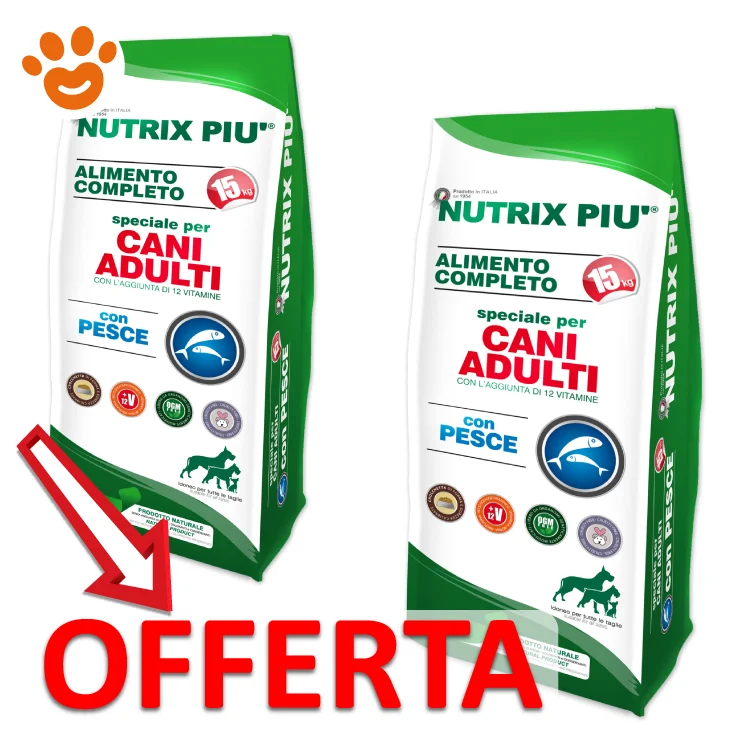 Nutrix Piu’ Dog Adult Pesce - Image 2