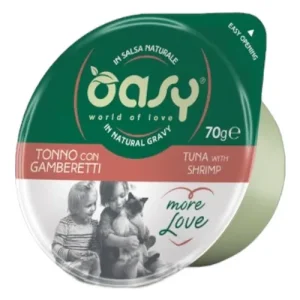 OASY Cat Cup Tonno con Gamberetti 24x70Gr