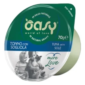 OASY Cat Cup Tonno con Sogliola 24x70Gr