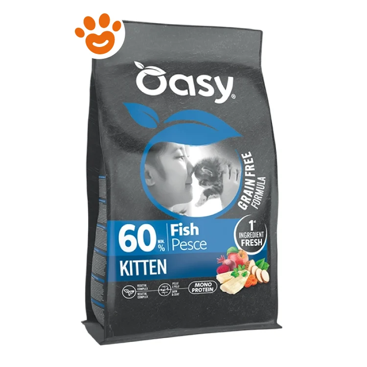 Oasy Cat Grain Free Formula Kitten Pesce