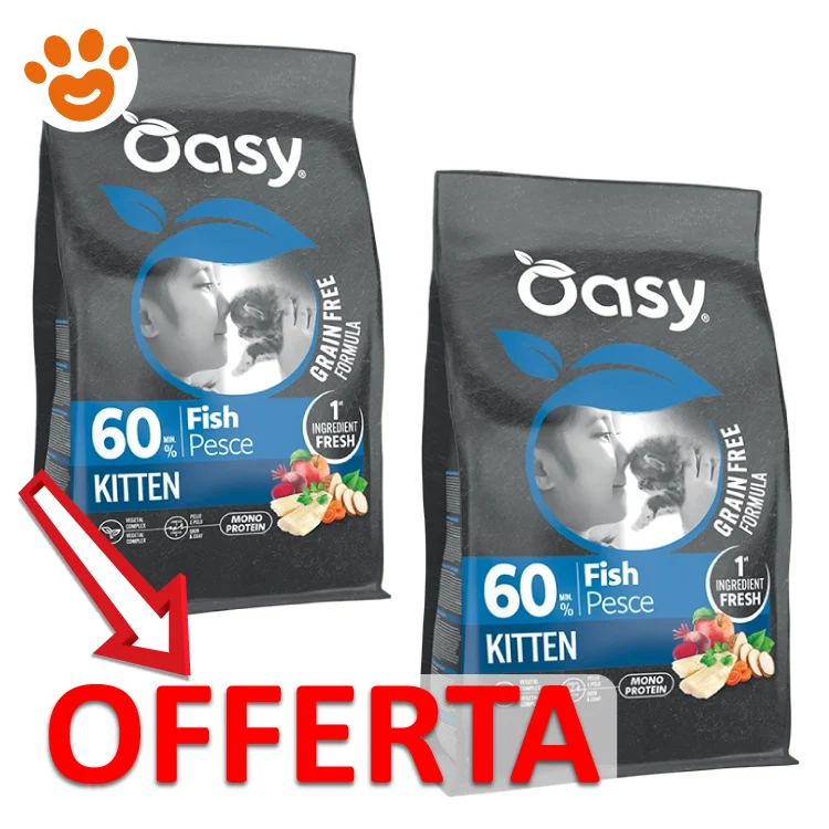 Oasy Cat Grain Free Formula Kitten Pesce - Image 2