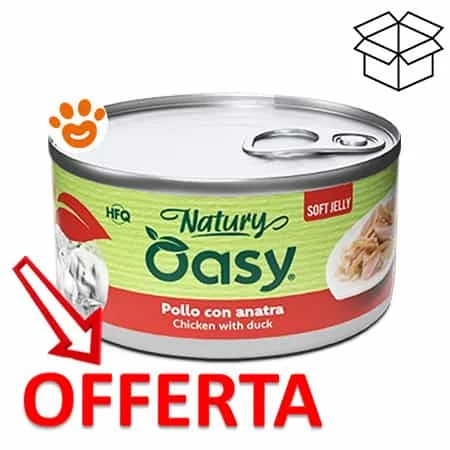 Oasy Cat Natury Soft Jelly Pollo con Anatra - Image 2