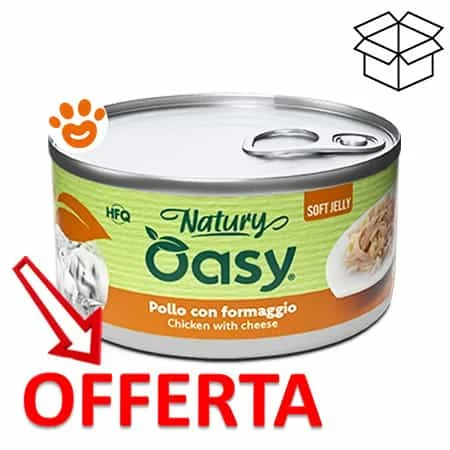 Oasy Cat Natury Soft Jelly Pollo con Formaggio - Image 2
