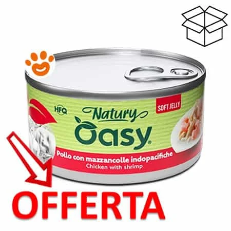 Oasy Cat Natury Soft Jelly Pollo con Mazzancolle - Image 2