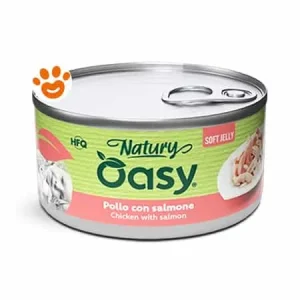 Oasy Cat Natury Soft Jelly Pollo con Salmone