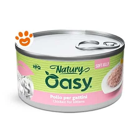 Oasy Cat Natury Soft Jelly Pollo per Gattini