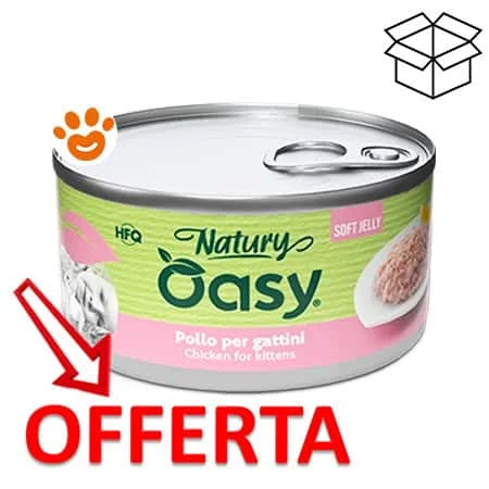 Oasy Cat Natury Soft Jelly Pollo per Gattini - Image 2