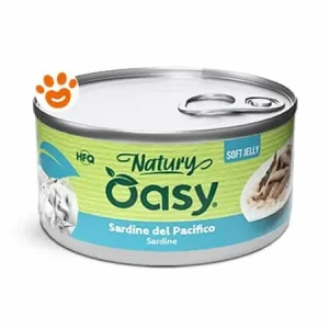 Oasy Cat Natury Soft Jelly Sardine del Pacifico