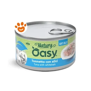 Oasy Cat Natury Soft Jelly Tonnetto con Alici