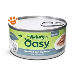 Oasy Cat Natury Soft Jelly Tonnetto con Calamari